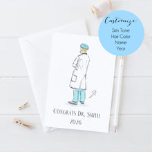 The Doctor Personalized Card - Tailored Silhouette