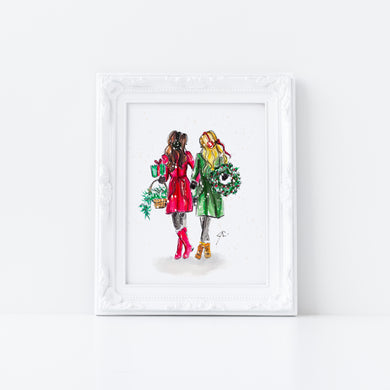 Merry and Bright Art Print