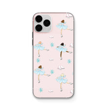 Ice Skaters Clear Impact-Resistant Phone Case