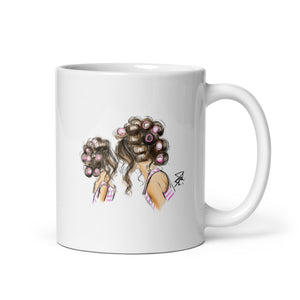 Curls and Girls (Brunettes) Mug