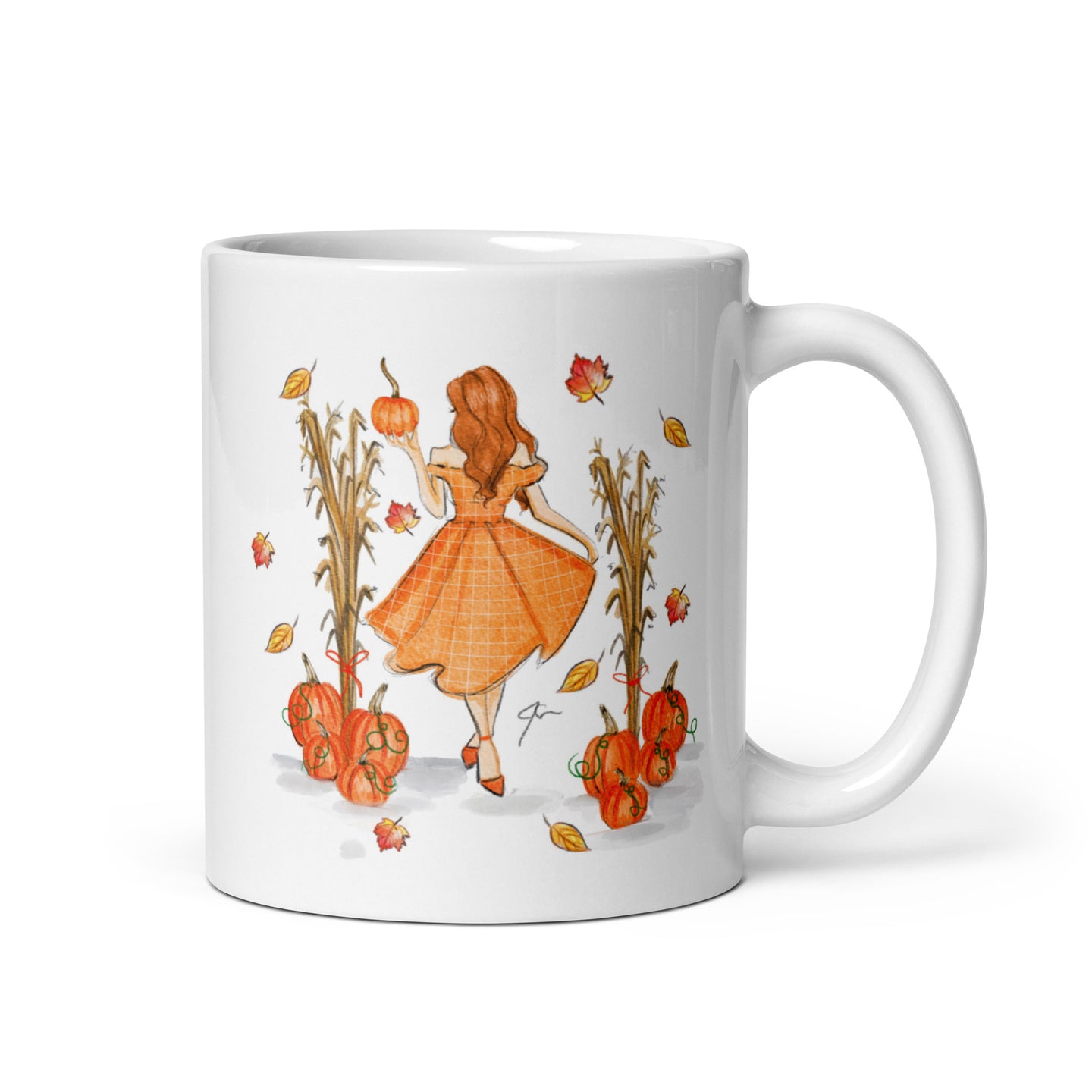 Pumpkin Harvest (Red) Mug