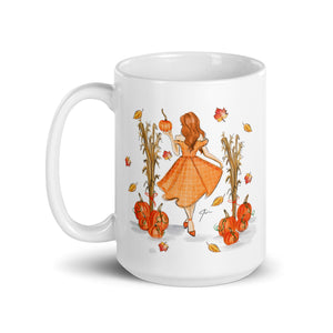 Pumpkin Harvest (Red) Mug