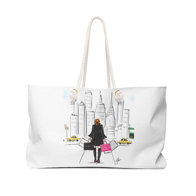 Fifth Ave (Red) Weekender Bag