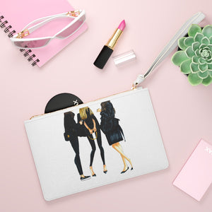 Ladies In Black (Clutch Bag) By Melsy's Illustrations