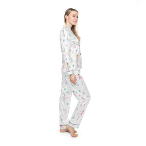 Satin Sugar Plum Fairy Pajama Set
