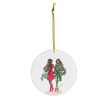 Merry and Bright Ornament (Brunettes)