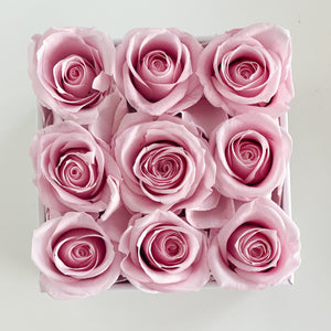 Preggie in Pink - Classic Square Rose Box
