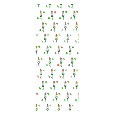 Wreaths and Mistltoe Wrapping Paper