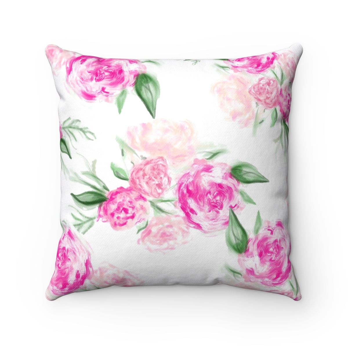 Pink Blooms Pillow
