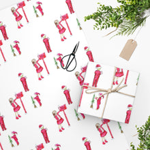 Kids and Candy Canes Wrapping Paper