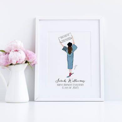 The Doctorate Grad Art Print