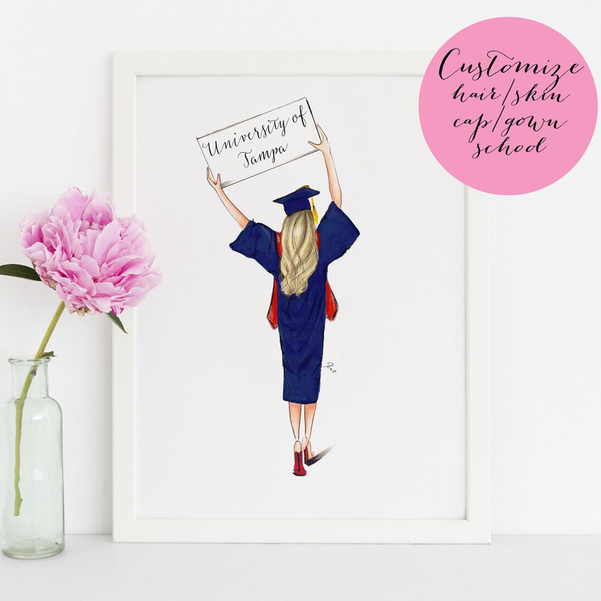 Grad Artist The Grad Art Print – Melsy's Illustrations