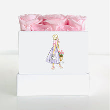 Tulle and Tulips - Classic Square Rose Box
