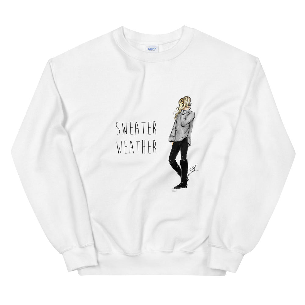 Sweater Weather Blonde By Melsy's Illustrations