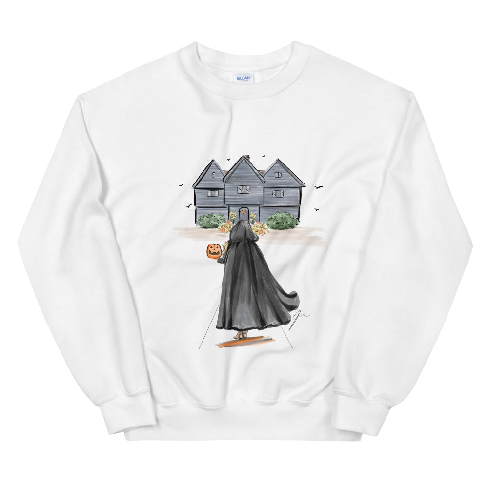 The Witch House (Blonde) Sweatshirt By Melsy's Illustrations