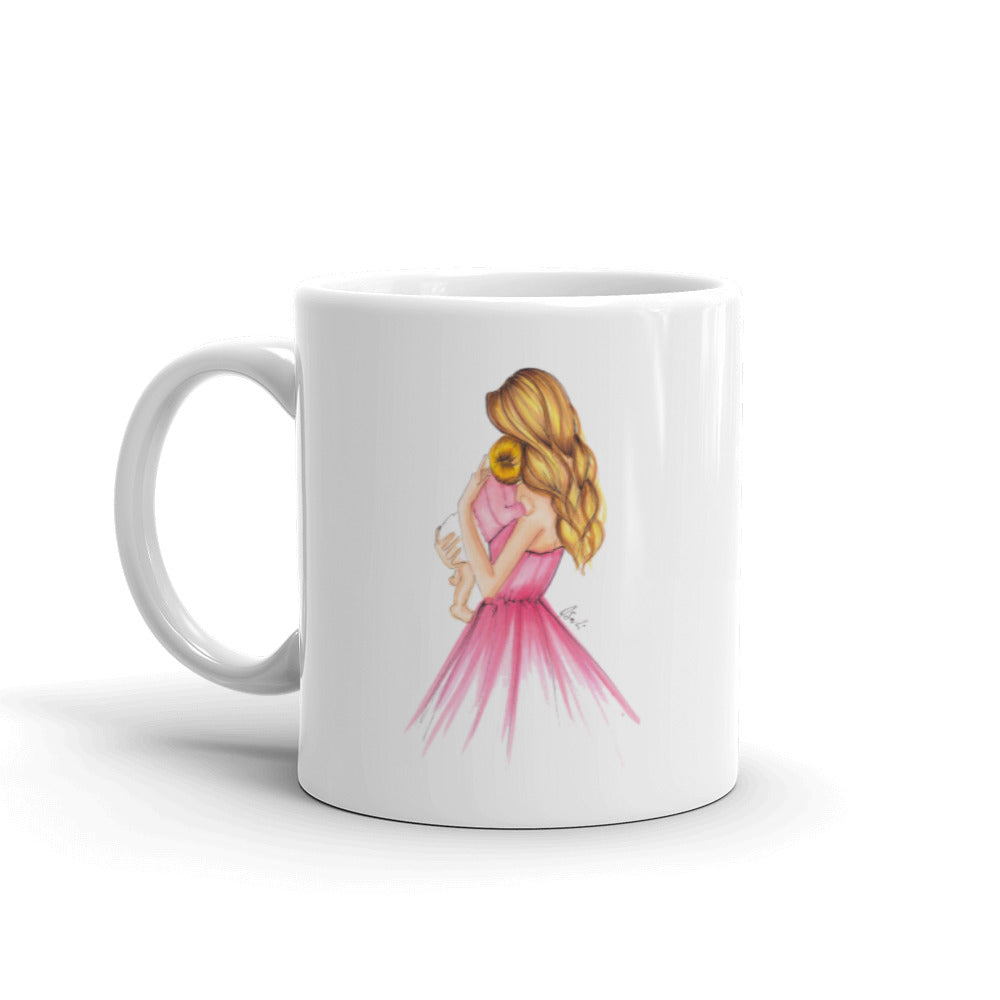A Mother's Gift Pink (Blondes) Mug