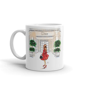 J'Dior Holiday Mug (Red) By Melsy's Illustrations