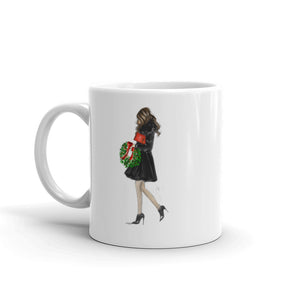 Wreath Mug - Brunette By Melsy's Illustrations