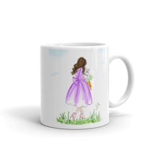 Cottontail and Carrots (Brunette) Mug