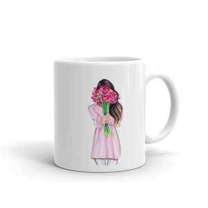 The Spring Bouquet (Brunette) Mug